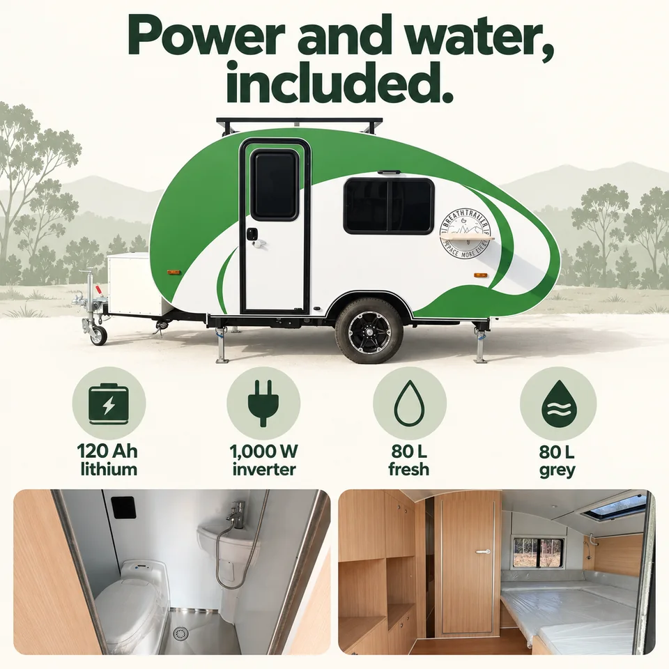 Power and water on the Breath Max