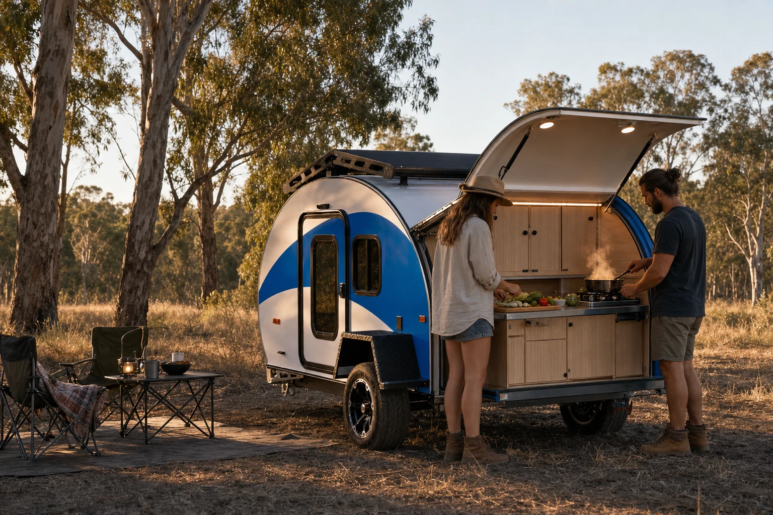 Camper Trailer Kitchen Features That Make Camping Easier