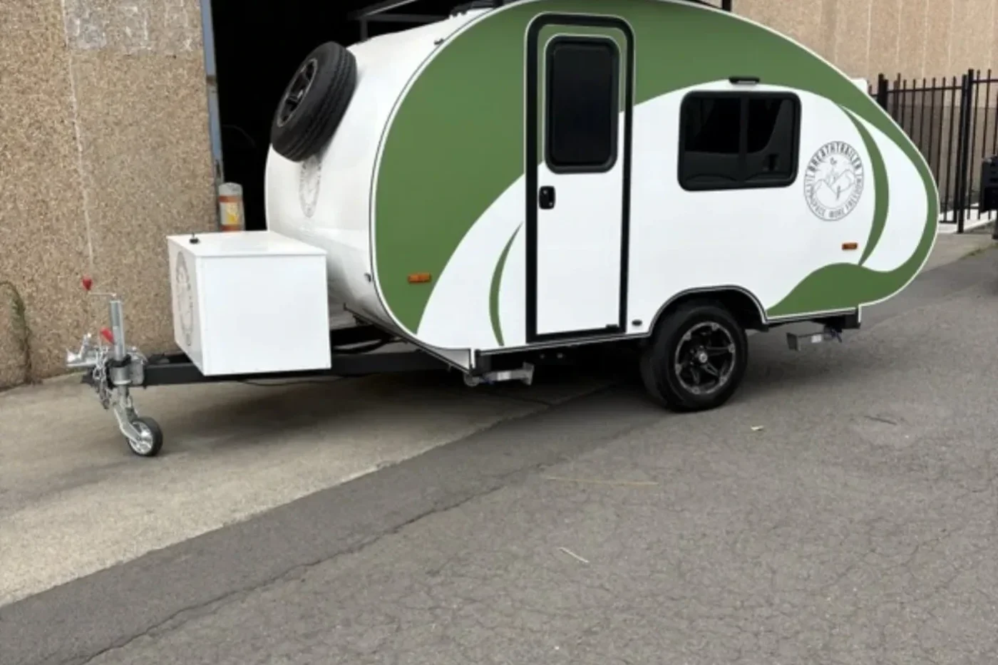 Breath Max with its front storage box, side view