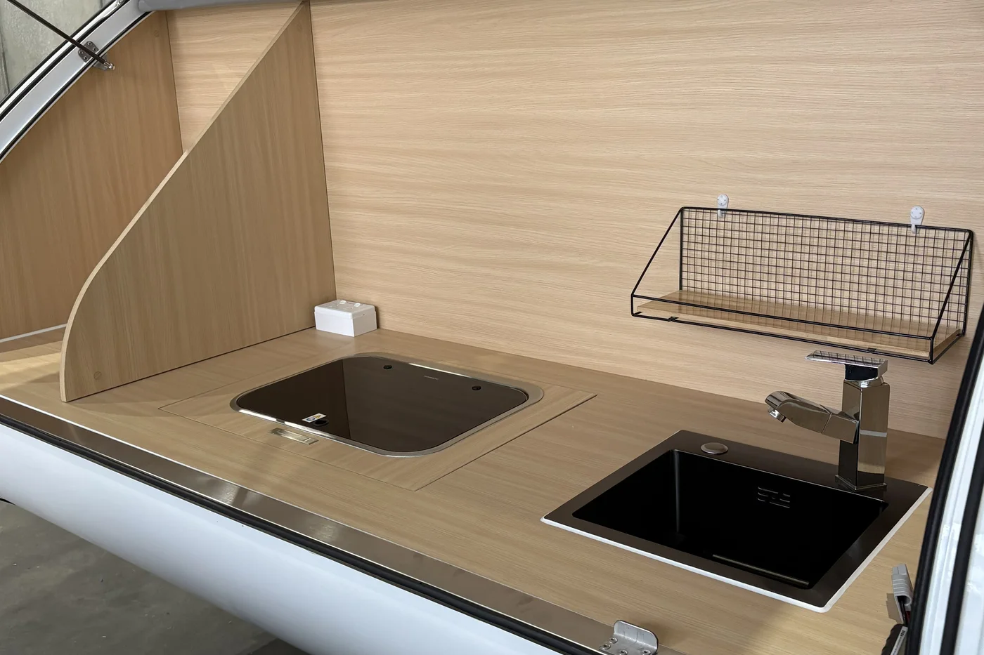 Breath Max galley with sink and induction top