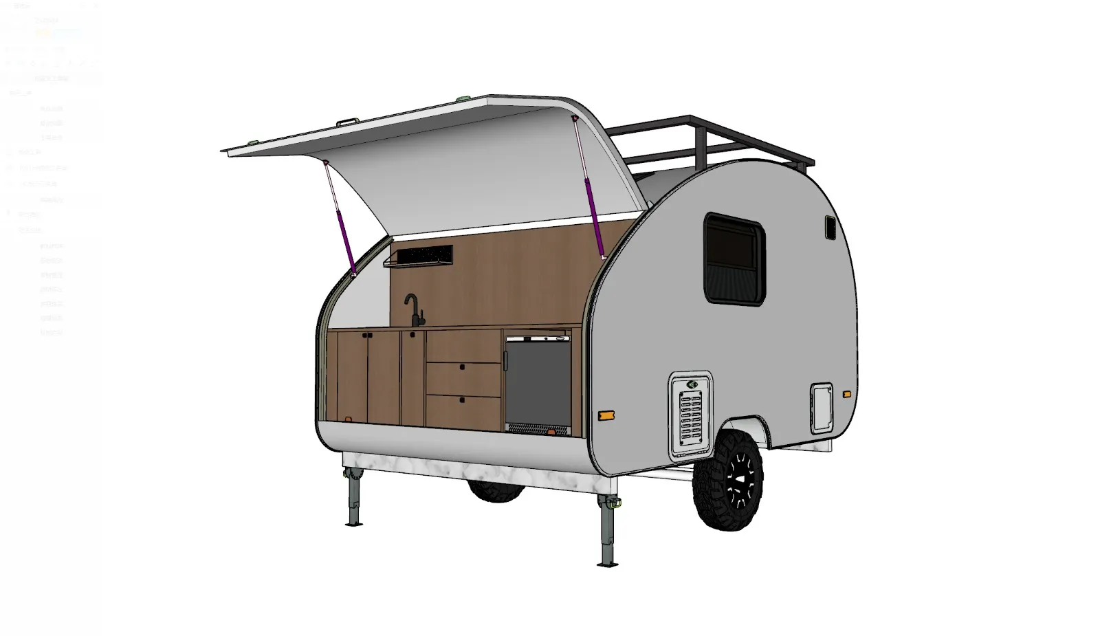 Breath Max 3D side view render