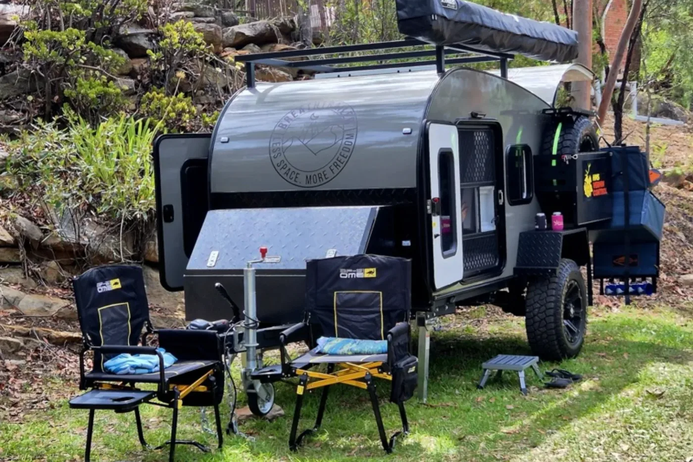 Breath Ultra set up in the Australian bush