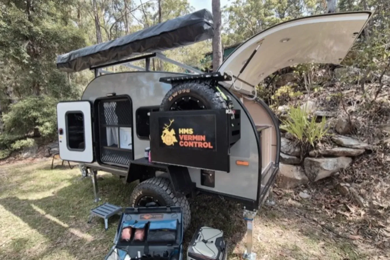 Breath Ultra galley in use at camp