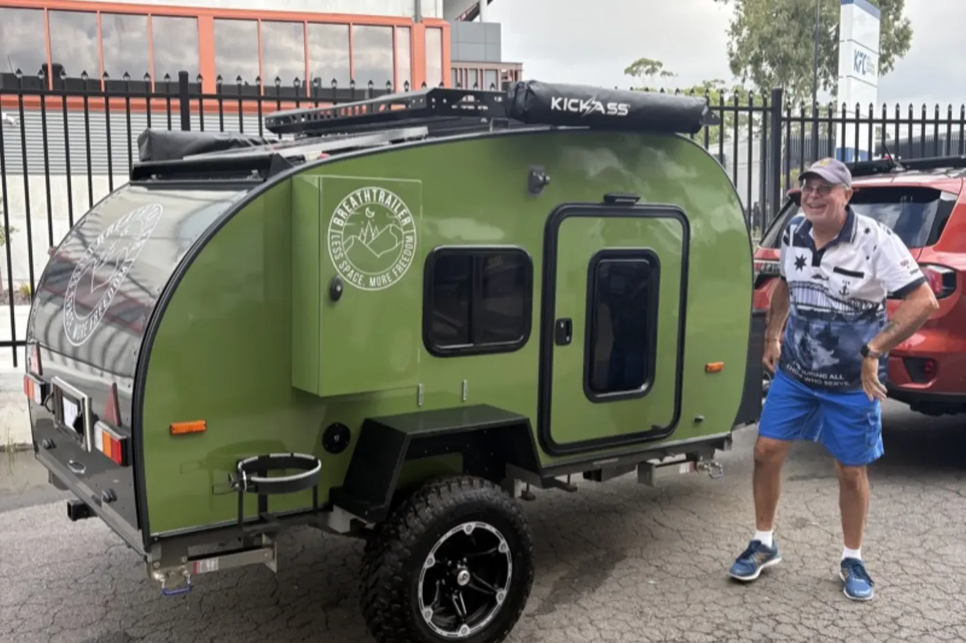 Breath Trailer owner with his Ultra
