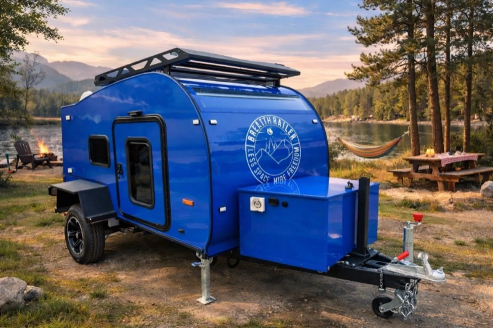 Breath Ultra at campsite lakeside