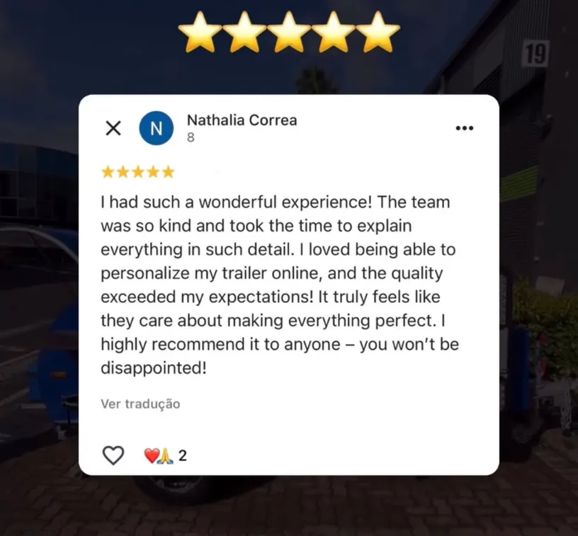 Google review from Nathalia Correa