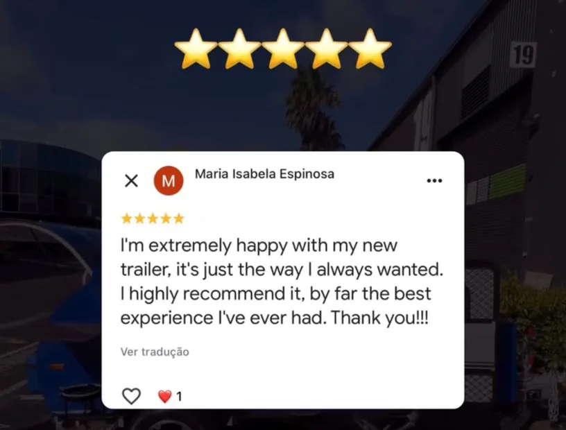 Google review from Maria Isabela Espinosa