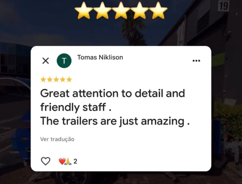 Google review from Tomas Niklison